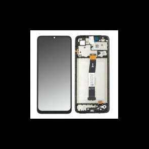Xiaomi Redmi 12C LCD + dotyková deska + přední kryt black - originál