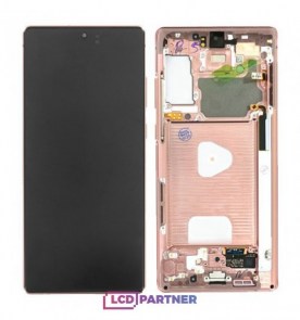 Samsung Galaxy Note 20 SM-N980 LCD + dotyková deska + měď předni kryt - originál