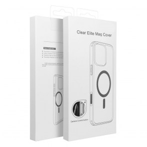 Průhledný kryt Elite Mag Cover proti zežloutnutí kompatibilní s tlačítkem Camera Control a průhledným MagSafe pro IPHONE 16 PRO