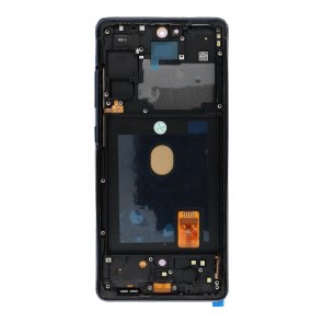 FixCell displej LCD SAMSUNG S20 FE OLED s rámečkem tmavě modrý