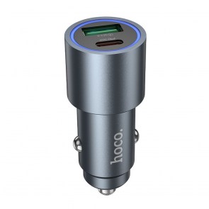 Nabíječka do auta HOCO USB A + typ C PD QC3.0 48W Z60 černá