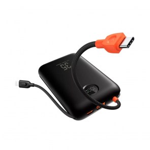 VEGER powerbank 20000 mAh s vestavěnými kabely Type C / Lightning PD QC3.0 35W K2 (W2068) černá