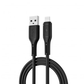 WiWU - Datový kabel řady Starlink Wi-C001 USB A na Lightning 2,4A - černý