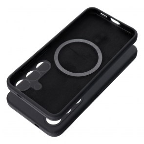 Pouzdro SILICONE 2mm pro SAMSUNG S25 Plus kompatibilní s MagSafe černé