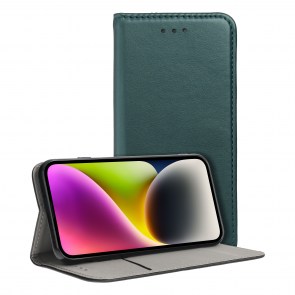 SMART MAGNETO Pouzdro na knihy pro HONOR 400 tmavě zelené