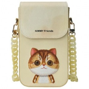 NIMMY taška na telefon BIG EYED PET 2.0 Cat khaki