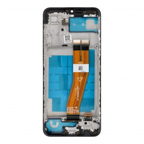 LCD displej pro SAMSUNG A03 A035G OEM s rámečkem (164 mm)