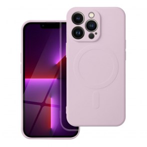SILIKONOVÉ pouzdro MAG COVER (velký otvor) kompatibilní s MagSafe pro IPHONE 17 růžové