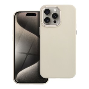  F-PROTECT Frame Prémiové pouzdro kompatibilní s MagSafe pro IPHONE 15 PRO MAX antická bílá