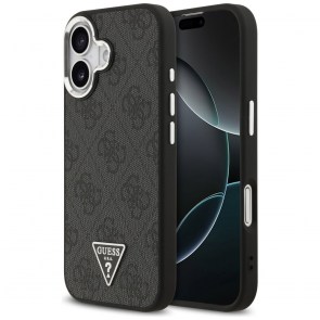 Pouzdro GUESS pro IPHONE 17 kompatibilní s MagSafe GUHMP17SP4TSRCMK (PU 4G W/Triangle Logo SL) černé