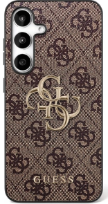 Pouzdro GUESS pro SAMSUNG S25 FE GUHCS25FE4GMGBR (PU Leather 4G Metal Logo) hnědé