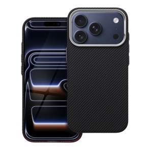 Pouzdro pro iPhone 17 PRO MAX Kevlar kompatibilní s MagSafe černé