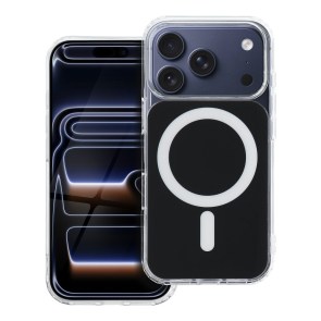 Pouzdro pro iPhone 15 Clear Fusion Mag Cover kompatibilní s MagSafe černé