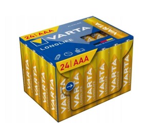 Alkalická baterie VARTA R3 (AAA) Longlife 24 ks 