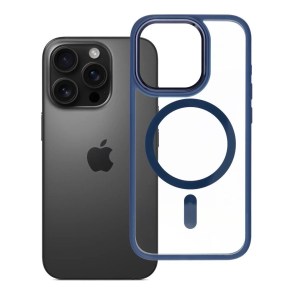 Pouzdro ROAR MAG BUMPER kompatibilní s MagSafe pro IPHONE 15 Pro navy blue