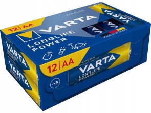 Alkalická baterie VARTA R6 (AA) Loglife 12 ks 