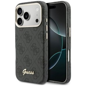 Pouzdro GUESS pro IPHONE 17 Pro kompatibilní s MagSafe GUHMP17L5P4FWMSK (PU FW 4G Script) černé