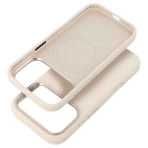 Pouzdro pro iPhone 16e (SE4 2025) / 17e  F-Protect Frame Premium kompatibilní s Magsafe antická bílá 0INT