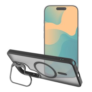 Pouzdro pro Samsung A37  F-Protect Shadow Stand Premium kompatibilní s MagSafe, černé