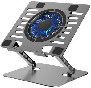 Chladicí stojan regulovaný pro notebook ART P12 1 x USB A LED hliníkový