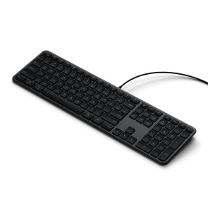 Drátová klávesnice USB A/USB C QWERTY Dual (Mac/Windows) Satechi Slim LX3 Wired space černá
