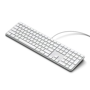 Drátová klávesnice USB A/USB C QWERTY Dual (Mac/Windows) Satechi Slim LX3 Wired stříbrná