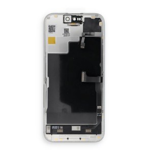 LCD displej  pro iPhone 15 Pro Soft OLED, 120 Hz, ohebný kabel se senzorem přiblížení (stav: použitý)