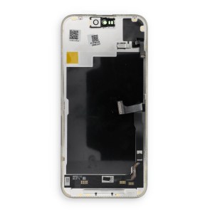 LCD displej  pro iPhone 15 Pro Max SOFT OLED, 120 Hz, ohebný kabel se senzorem přiblížení (stav: použitý)