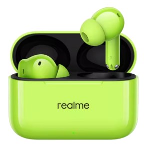 Bezdrátová sluchátka Realme Buds T200 neonově zelená