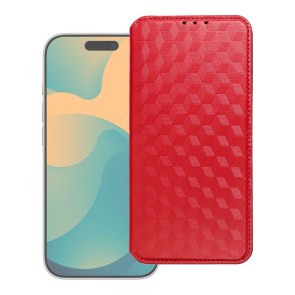 Flipové pouzdro pro Motorola G57 POWER Cubic Book červené