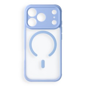 Pouzdro pro iPhone 18 Pro / 17 Pro – Mag Cover s celoplošným matným povrchem, kompatibilní s MagSafe, světle modré