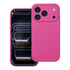 Silikonové pouzdro pro iPhone 18 Pro / 17 Pro, tloušťka 2 mm (s ochranou fotoaparátu), kompatibilní s MagSafe, růžové