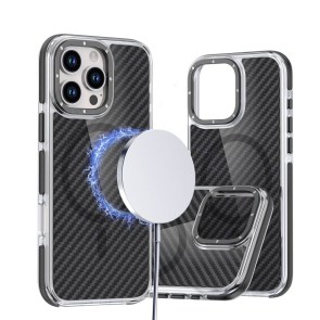 Pouzdro pro iPhone 18 Pro Max / 17 Pro Max Fiber kompatibilní s MagSafe, černé