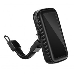 Vodotěsný držák na kolo / koloběžku na mobilní telefon se zipem (4,8 - 5,5)