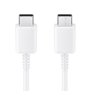 Originální datový kabel - SAMSUNG EP-DA705BWEGWW (Galaxy A70) USB C - USB typ C bílý blistr