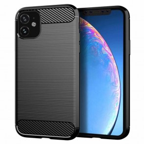 Pouzdro  CARBON pro IPHONE 12 MINI černé