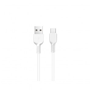 HOCO kabel USB Flash nabíjecí datový kabel pro typ C X20 1 metr bílý