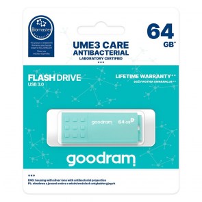 Paměť USB GOODRAM UME3 Care 64 GB USB 3.0 (chráněno Biomaster)