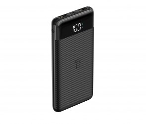 Power banka VEGER L10S - 10 000mAh LCD Quick Charge PD20W černá