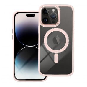 Pouzdro Color Edge Mag Cover kompatibilní s MagSafe pro IPHONE 15 PRO MAX růžové