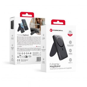 Powerbanka  F-ENERGY F10K2 MagStand kompatibilní s MagSafe PD QC3.0 5A 20W 10000 mAh černá