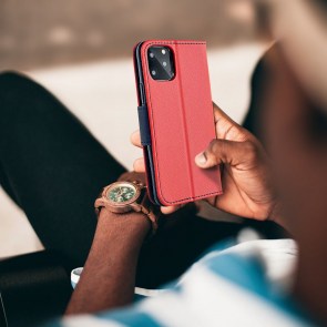   pouzdro Book pro XIAOMI Redmi NOTE 13 PRO PLUS 5G červené / tmavě modré