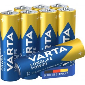VARTA alkalická baterie R6 (AA) Longlife Power 8 ks