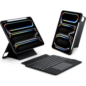 DUX DUCIS pouzdro DK skládací s bezdrátovou klávesnicí pro iPad Pro 11 (2024) černé