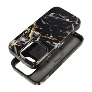  F-PROTECT Mirage, vojenské pouzdro kompatibilní s MagSafe pro IPHONE 16 PRO, černé mramorování
