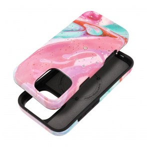  F-PROTECT Mirage, vojenské pouzdro kompatibilní s MagSafe pro IPHONE 16 PRO MAX pink marble