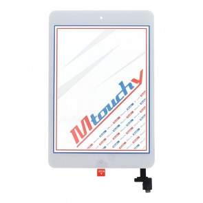 MUSTTBY Dotyková deska + zadní nálepka + Home pro iPAD Mini2 (bílá)