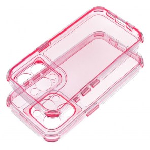 MATRIX CLEAR pouzdro pro IPHONE 15 pudrově růžové
