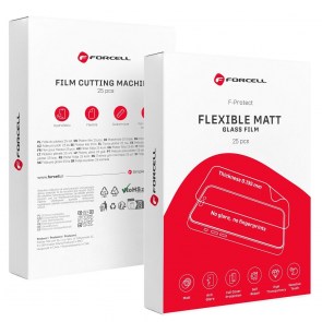  F-PROTECT FLEXIBLE MATT fólie pro chytré řezací stroje 196x125mm (25 ks/sada)