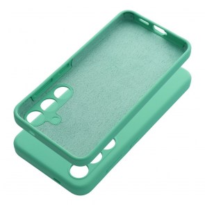 Pouzdro SILICONE 2mm pro SAMSUNG S24 FE mint